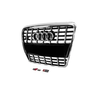 Frontgrill S-style (sort med krom) foto 2