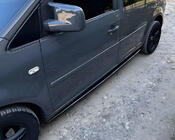 Volkswagen Caddy 2015–2020 Performance sideskørter (sorte) foto 5