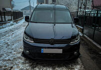Volkswagen Caddy 2010–2015 Frontlipspoiler Niken Black (ABS) foto 2
