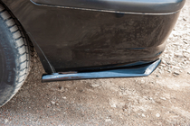 Volkswagen Caddy 2004–2010 Flap bagkofanger-flaps DPT (ABS) (2 stk) (blank sort) foto 2