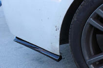 Volkswagen Caddy 2010–2015 Flap bagkofanger-flaps DPT (ABS) (2 stk) (blank sort) foto 6