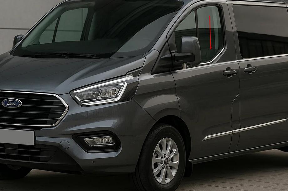 Ford Custom 2023– Vindueslister (2 stk., rustfrit stål) Image