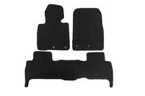 Toyota Land Cruiser 200 2007–2021 EVA V-2 polyuretan gulvmåtter (2012-2021, Sort) foto 1