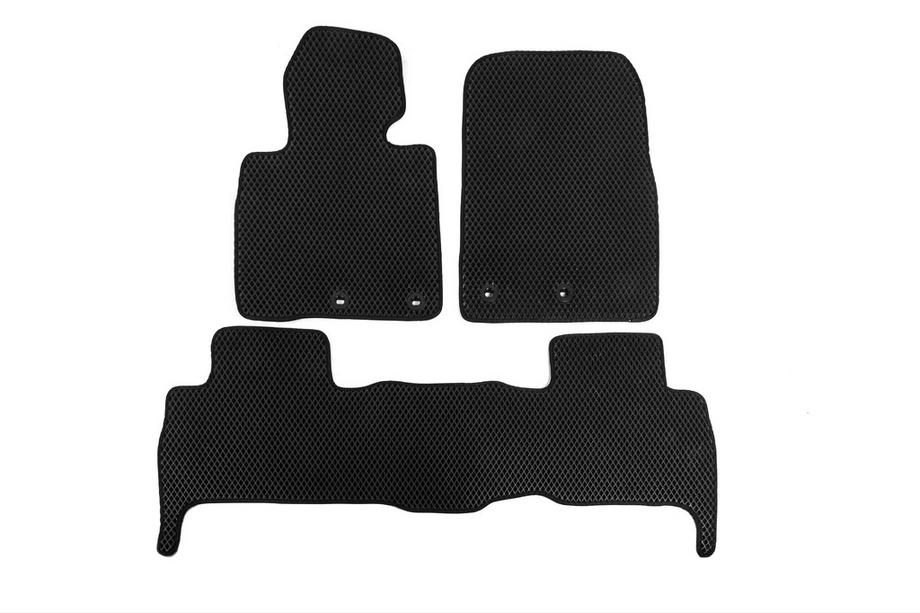 Lexus LX570/450d 2008–2022 EVA V-2 polyuretan gulvmåtter (2012-2021, Sort) Image