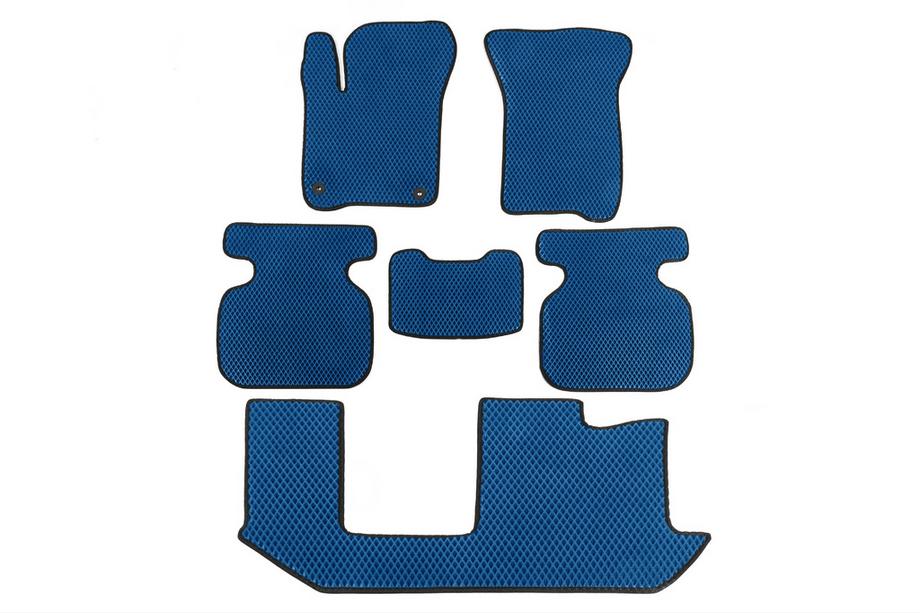 Fiat Freemont 2011–2016 EVA-bilmåtter (3 rækker, blå) Image