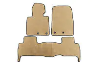 Toyota Land Cruiser 200 2007–2021 EVA V-2 gulvmåtter i polyurethan (2012-2021, Beige) foto 1