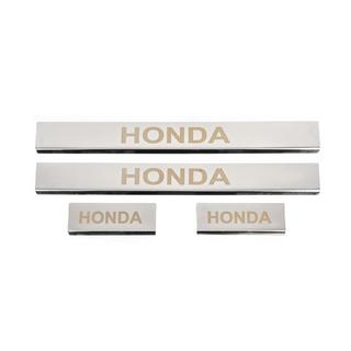 Dørtrinslister Carmos (4 stk., rustfrit stål) Honda CRV 2007–2011 foto 1
