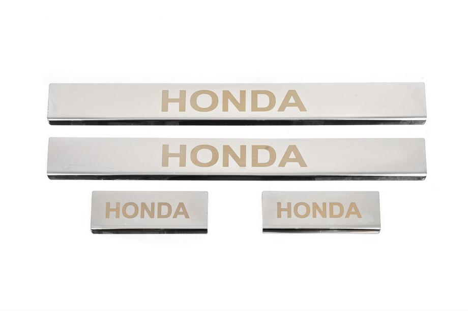 Honda CRV 2007–2011 Dørtrinslister Carmos (4 stk., rustfrit stål) Image