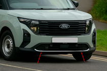 Ford Courier 2023– Krom beskyttelsesliste til forreste kofanger (1 stk., rustfrit stål) foto 3