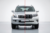 Toyota Land Cruiser Prado 120 2002–2009 Facelift-kit til Toyota Land Cruiser Prado 150 2017+ foto 1