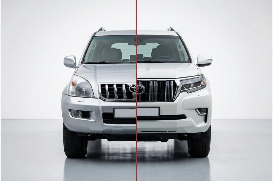 Toyota Land Cruiser Prado 120 2002–2009 Facelift-kit til Toyota Land Cruiser Prado 150 2017+ Image