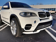 BMW X5 E70 2007–2013 Front læbespoiler til kofanger (til 2010-2013 Base, til lakering) foto 8