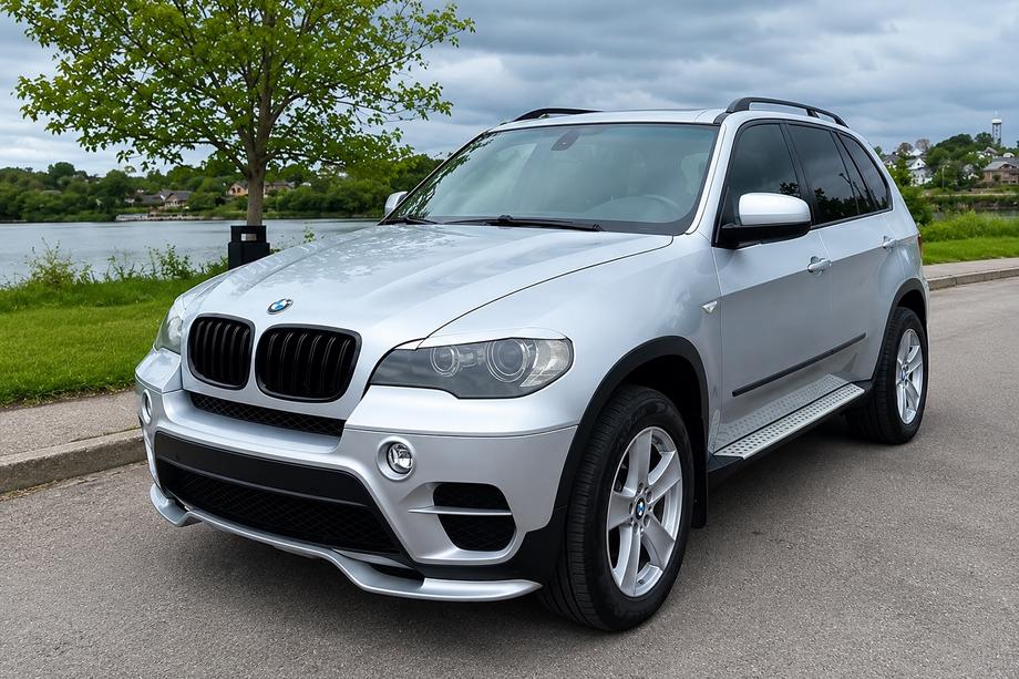 BMW X5 E70 2007–2013 Front læbespoiler til kofanger (til 2010-2013 Base, til lakering) Image