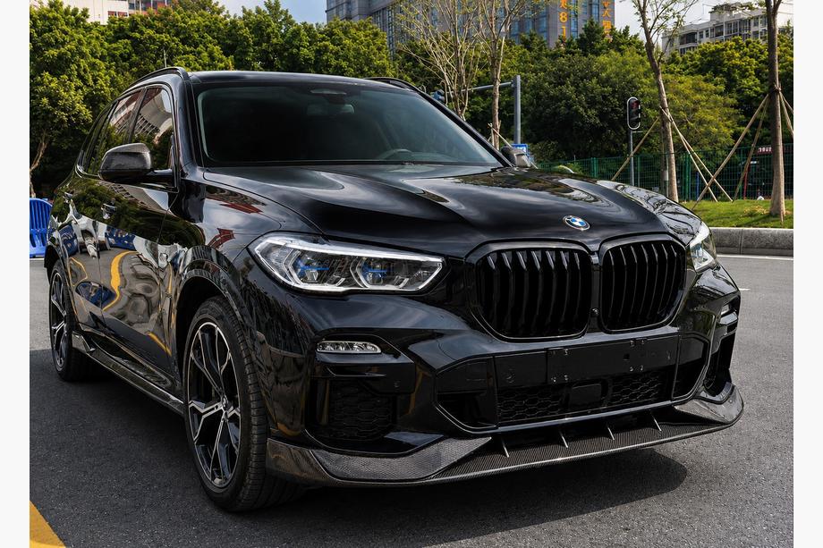 BMW X5 G05 2019–2026 Forreste læbespoiler Paradigm V-1 (2018-2022, ægte carbon) Image