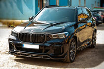 BMW X5 G05 2019–2026 Front lipspoiler Paradigm V-2 (2018-2022, ægte carbon) foto 1