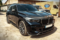 BMW X5 G05 2019–2026 Front lipspoiler Paradigm V-2 (2018-2022, ægte carbon) foto 9