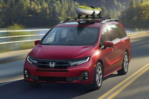 Anmeldelse af Honda Odyssey minivan, 5. generation (2024)