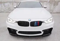 BMW 4-serie F32/F33/F36 2012–2020 Frontlæbe til forreste kofanger DPT Lip V-1 (til M4, blank sort) foto 1