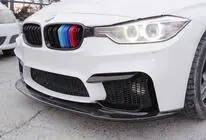BMW 4-serie F32/F33/F36 2012–2020 Frontlæbe til forreste kofanger DPT Lip V-1 (til M4, blank sort) foto 5