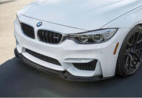 BMW 4-serie F32/F33/F36 2012–2020 Frontlæbe til forreste kofanger DPT Lip V-2 (til M4, blank sort) foto 4