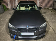 BMW 4-serie F32/F33/F36 2012–2020 Frontlæbe til forreste kofanger DPT Lip V-2 (til M4, blank sort) foto 7