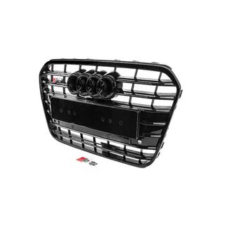 Forreste sort kølergrill med sort ramme S-style (2011-2014) foto 3