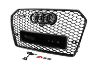 Audi A6 C7 2011–2017 Frontsort RS-style kølergrill (2014-2017) foto 2