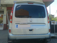 Renault Kangoo 2008–2020 Rustfri liste over nummerpladen foto 2