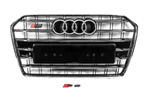 Audi A6 C7 2011–2017 Frontgrill sort med kromramme S-Style (2014-2017) foto 1