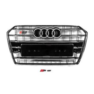 Frontgrill sort med kromramme S-Style (2014-2017) foto 1