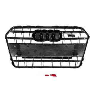 Frontgrill sort med kromramme S-Style (2014-2017) foto 4