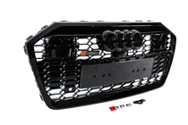 Audi A6 C8 2018–2025 Frontgrill i RS-stil (med ACC, sort) foto 3