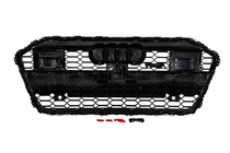 Audi A6 C8 2018–2025 Frontgrill i RS-stil (med ACC, sort) foto 4