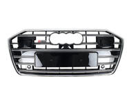 Audi A6 C8 2018–2025 Frontgrill S-style (med ACC, sort med krom) foto 1