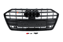 Audi A6 C8 2018–2025 Frontgrill S-style (sort) foto 1