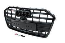 Audi A6 C8 2018–2025 Frontgrill S-style (sort) foto 2