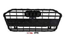 Audi A6 C8 2018–2025 Frontgrill S-style (sort) foto 4
