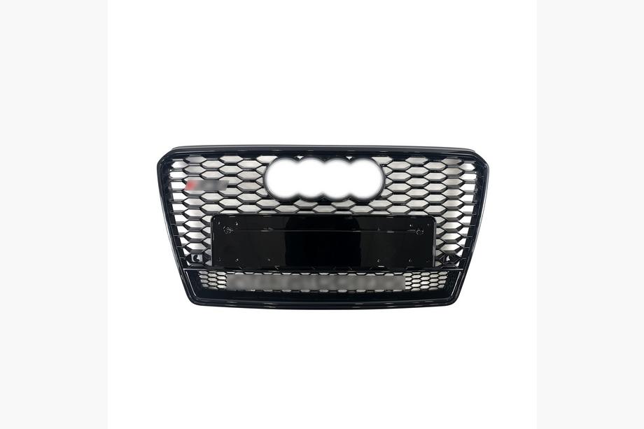 Audi A7 2010–2018 Frontgrill RS-Style med Quattro-logo (2010-2014, sort) Image