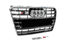 Audi A7 2010–2018 Frontgrill S-Style (2010-2014, sort med krom) foto 3