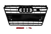 Audi A7 2010–2018 Frontgrill S-Style (2010-2014, sort med krom) foto 4