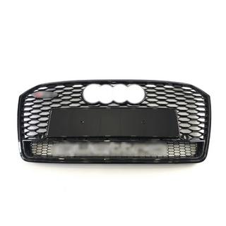 Frontgrill RS-Style med Quattro-logo (2015-2018, sort) foto 2