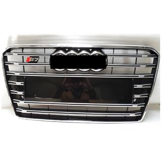 S-Style frontgrill (2015-2018, sort med krom)