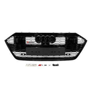 Frontgrill i RS-stil med Quattro-tekst (sort) foto 2