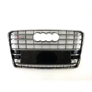 Frontgrill S-Style (2014-2018, sort med krom) foto 1