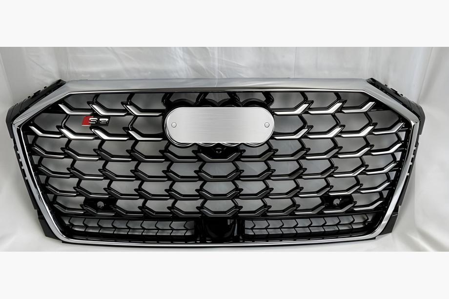 Audi A8 2018– Frontgrill S-Style (2022+, krom med sort) Image