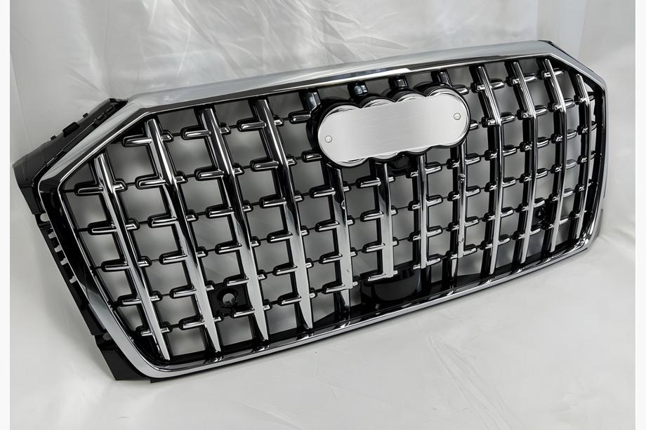 Audi A8 2018– Frontgrill S-Style Horch (2022+, krom/sort) Image