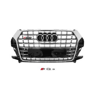 Frontgrill SQ-Style (2015-2019, sort med krom) foto 1