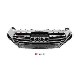 Frontgrill SQ-Style (2015-2019, sort med krom) foto 4
