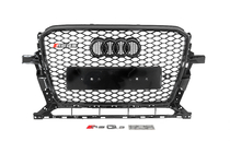 Audi Q5 2008–2017 Frontgrill RSQ-Style med Quattro-logo (2012-2017, sort) foto 1