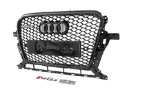 Audi Q5 2008–2017 Frontgrill RSQ-Style med Quattro-logo (2012-2017, sort) foto 2